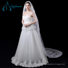 Tulle Lace Appliques Long Cathedral Wedding Veil